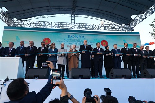 Cumhurbaşkanımız Sayın Recep Tayyip Erdoğan 74 Kalem Eser, Hizmet ve Projenin Açılışını Yapmak Üzere İlimizi Teşrif Etti