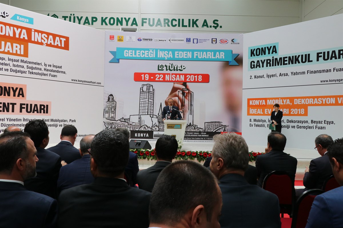 konya insaat gayrimenkul kent mobilya dekorasyon ve ideal ev fuari acildi
